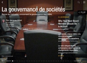Photo du magazine Gouvernance des sociétés